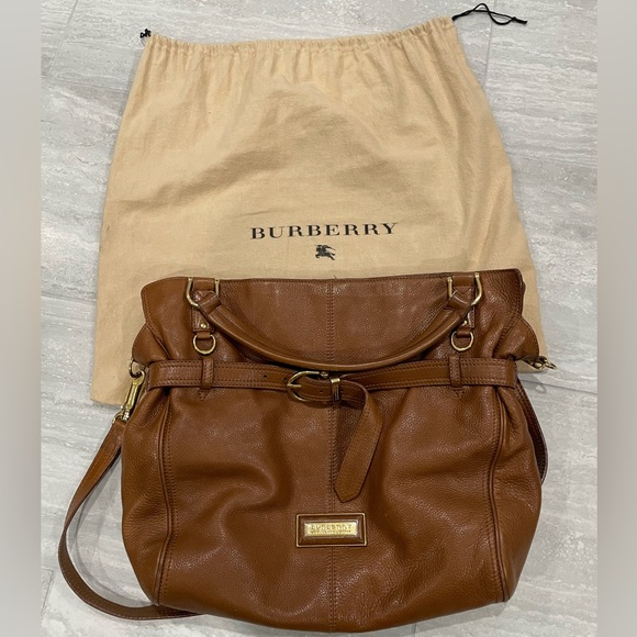 EUC Burberry Raymond Belted Tote - Picture 1 of 16